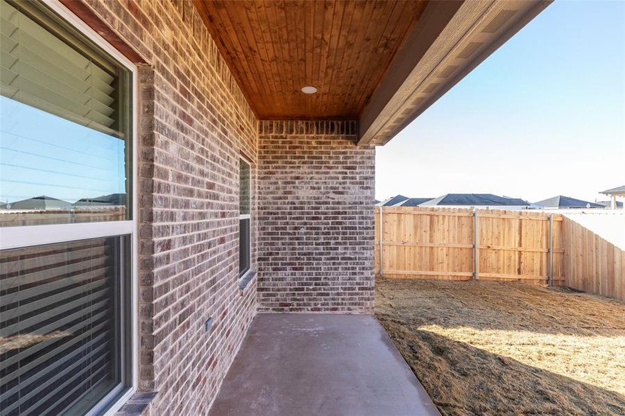 Exterior details and patio area of a home in , Abilene (Image 22).