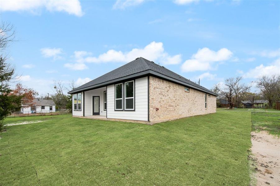 Exterior details and patio area of a home in , Greenville (Image 3). Exterior details and patio area of a home in , Greenville (Image 3).