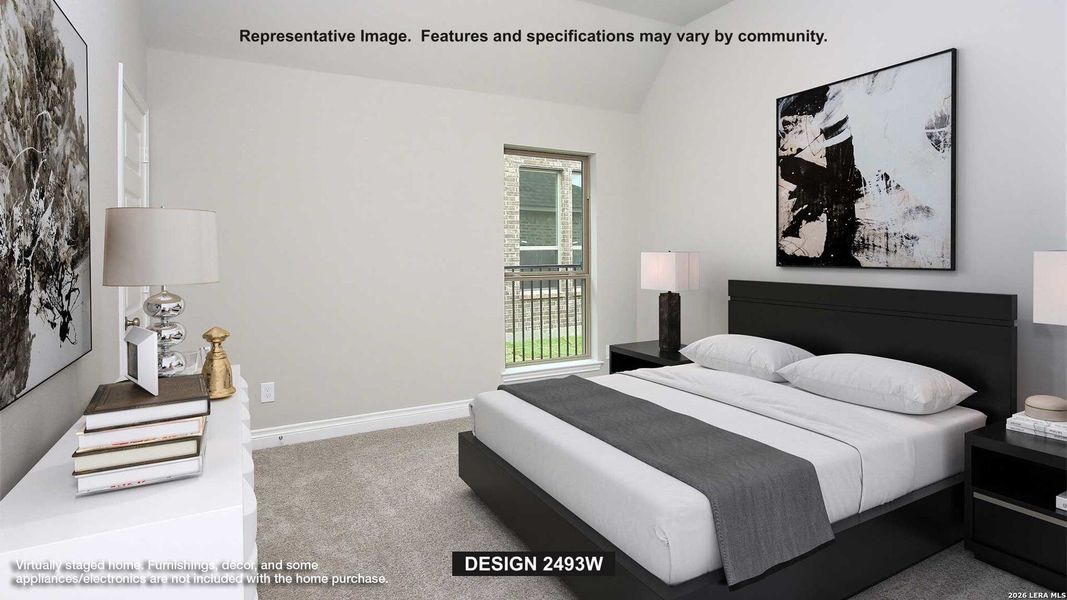 Furnished interior view inside a new home in Veramendi, New Braunfels (Image 5).