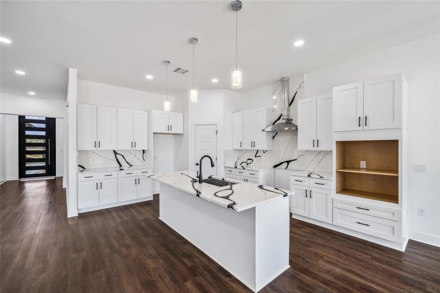 Furnished interior view inside a new home in , Dale (Image 14).