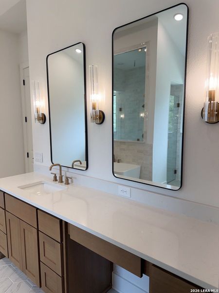 Furnished interior view inside a new home in , New Braunfels (Image 8).