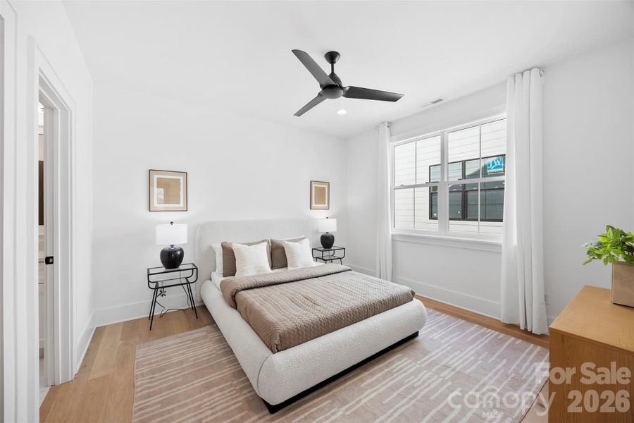 Furnished interior view inside a new home in , Charlotte (Image 39).