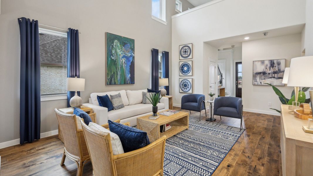 Representative furnished interior of a home built from the Meridian by Brightland Homes in Churchill, Anna (Image 6).