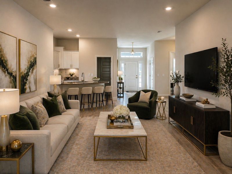 Furnished interior view inside a new home in Abbey Glen, Dade City (Image 4).