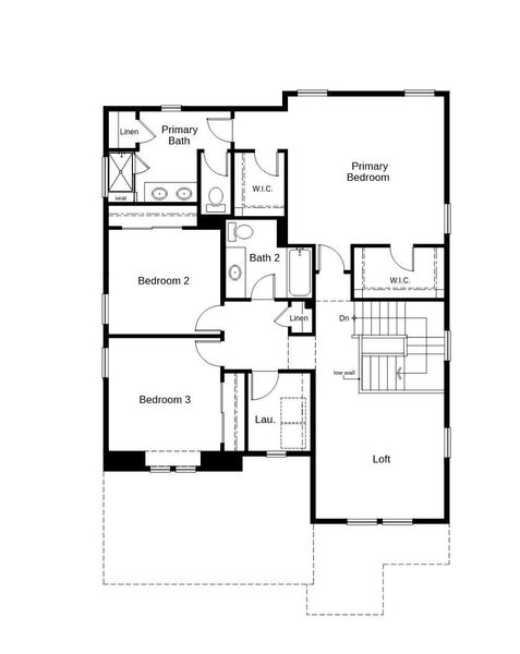 2D floor plan layout of this home in The Nest Reserve at Canyon Creek, Erie, CO (Image 3). 2D floor plan layout of this home in The Nest Reserve at Canyon Creek, Erie, CO (Image 3).