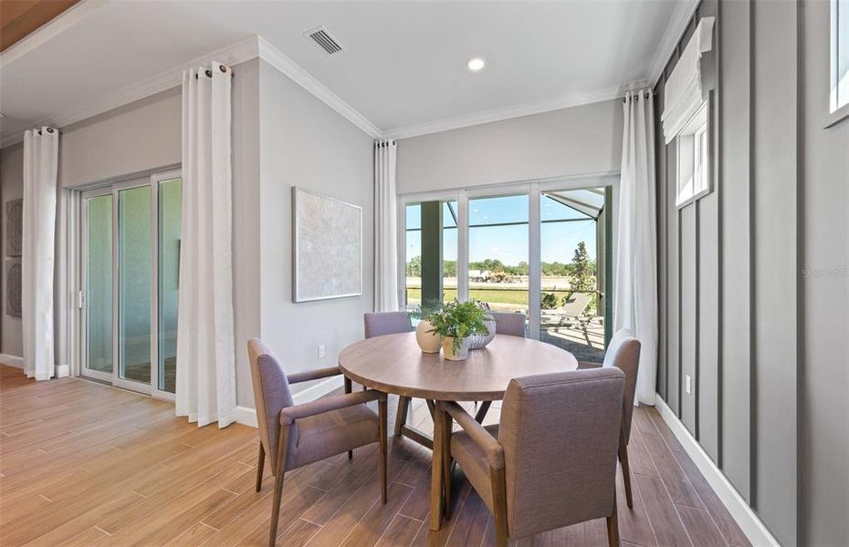 Furnished interior view inside a new home in BeachWalk by Manasota Key, Englewood (Image 22).