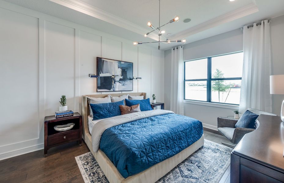 Furnished interior view inside a new home in Hendrix Reserve, Lake Worth (Image 9). Furnished interior view inside a new home in Hendrix Reserve, Lake Worth (Image 9).