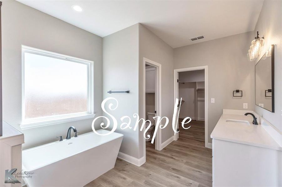 Furnished interior view inside a new home in , Abilene (Image 9).