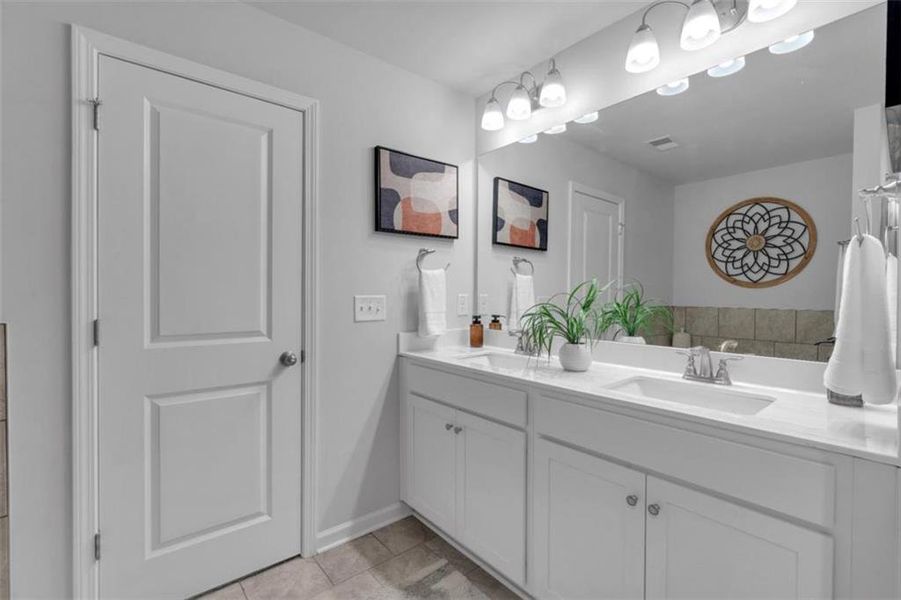 Furnished interior view inside a new home in Park Center Pointe, Austell (Image 33).