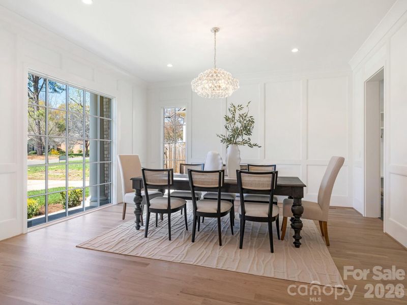Furnished interior view inside a new home in , Charlotte (Image 7).