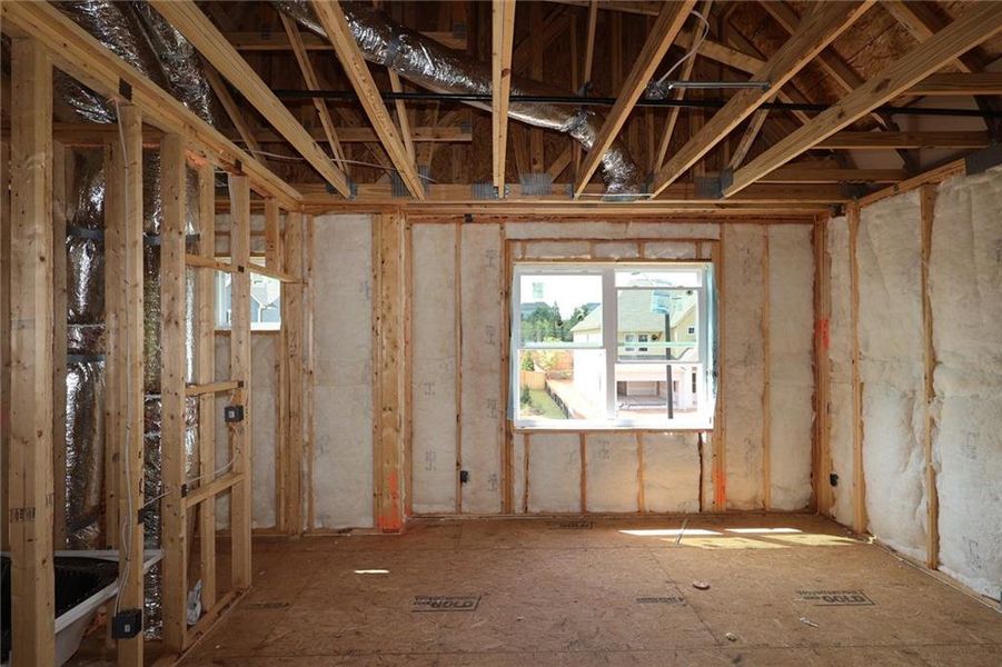In-progress construction of a new home in Havencroft, Woodstock, GA (Image 5).