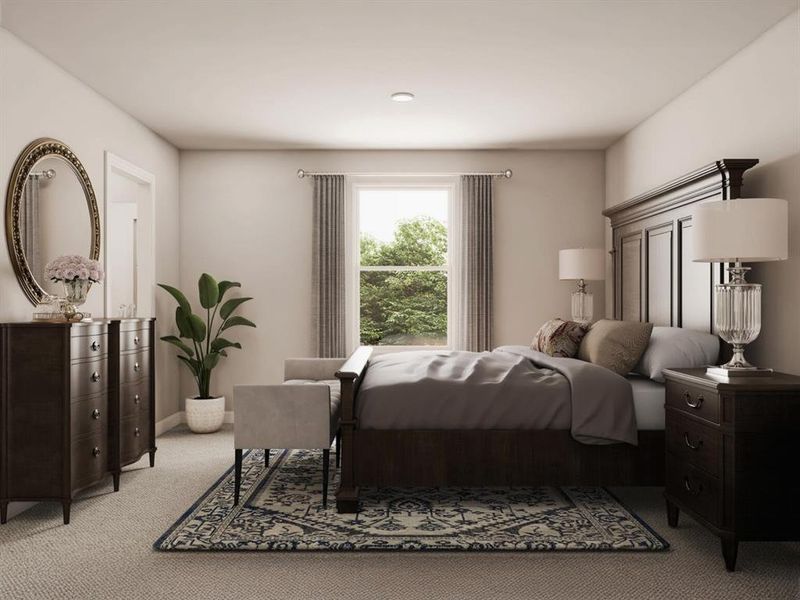 Furnished interior view inside a new home in Milford Farms, Milford (Image 8).