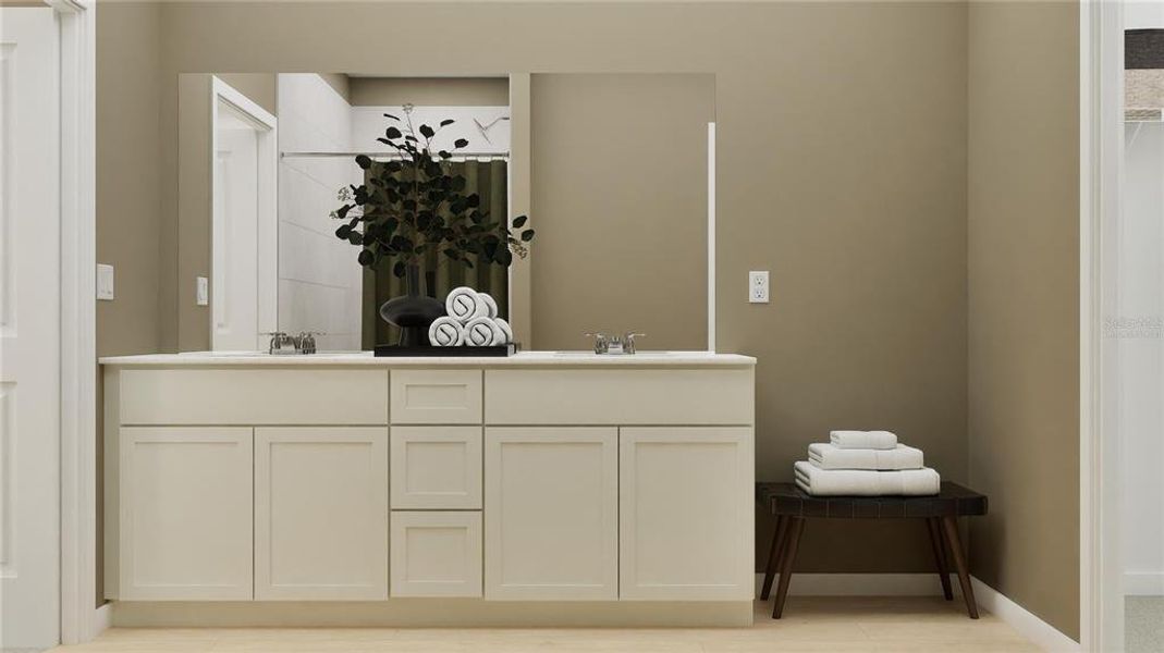 Furnished interior view inside a new home in , Davenport (Image 23).