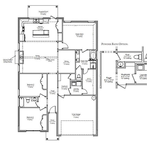 Image 2 representing the The Violet by Avonley Homes in Greens Prairie Reserve, College Station, TX. Image 2 representing the The Violet by Avonley Homes in Greens Prairie Reserve, College Station, TX.