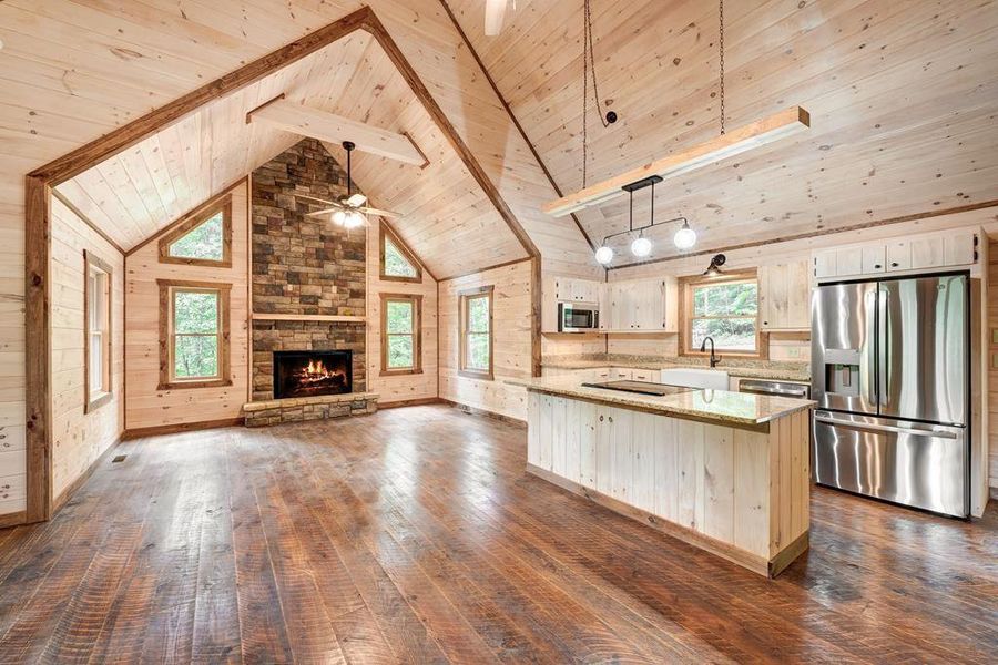 Furnished interior view inside a new home in , Mineral Bluff (Image 42).