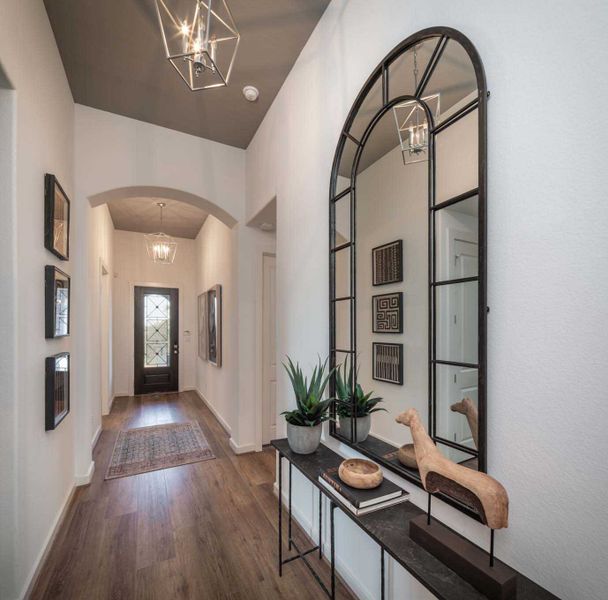 Representative furnished interior of a home built from the Amberley.535 by Highland Homes in Riceland, Mont Belvieu (Image 19).