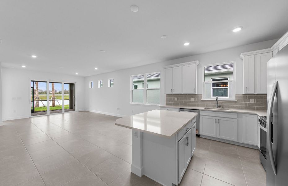 Furnished interior view inside a new home in Shores at Stillwater, Englewood (Image 8).