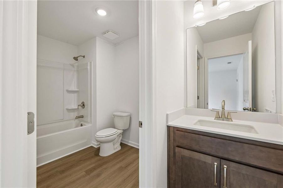 Furnished interior view inside a new home in The Estates at Casteel, Bethlehem (Image 7).