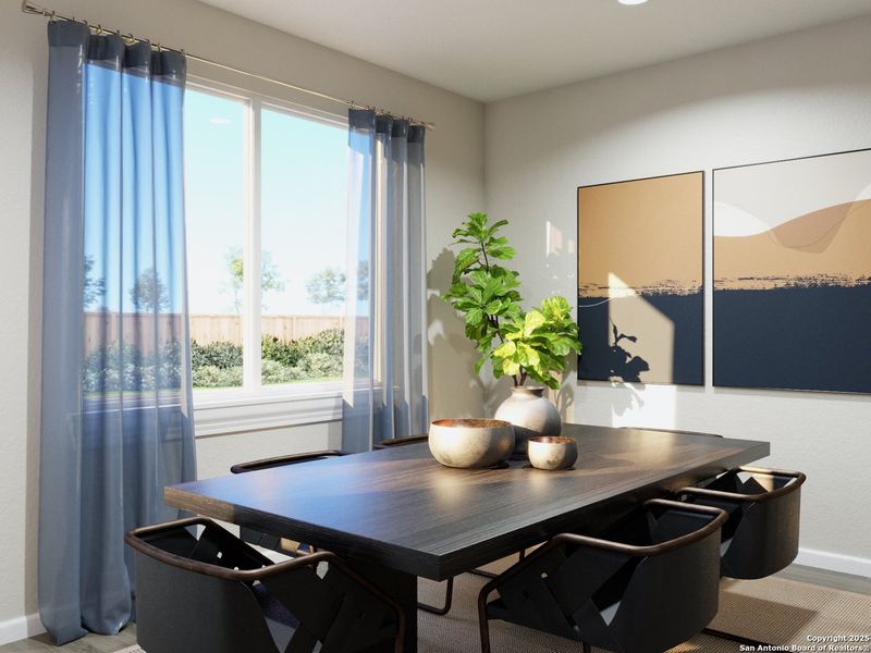 Furnished interior view inside a new home in Applewhite Meadows, San Antonio (Image 18). Furnished interior view inside a new home in Applewhite Meadows, San Antonio (Image 18).