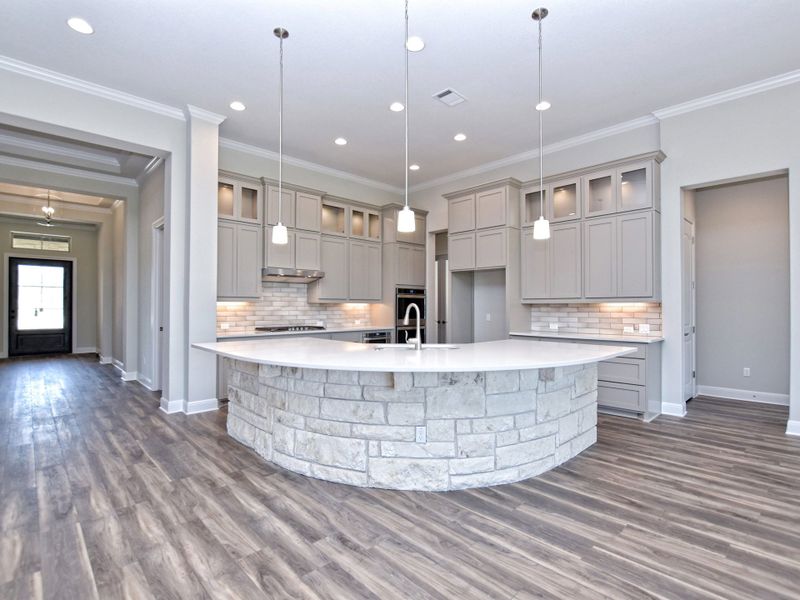 Representative furnished interior of a home built from the Siena III by Giddens Homes in Clearwater Ranch, Liberty Hill (Image 153).