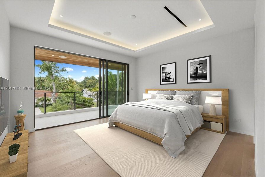 Furnished interior view inside a new home in , South Miami (Image 12).