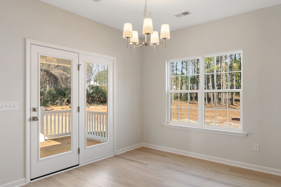Spacious, unfurnished interior of a new home in Landing at Pine Lake, Anderson (Image 15).