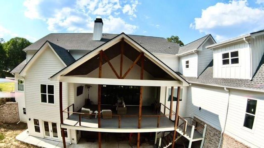 Exterior details and patio area of a home in , Sugar Hill (Image 34).