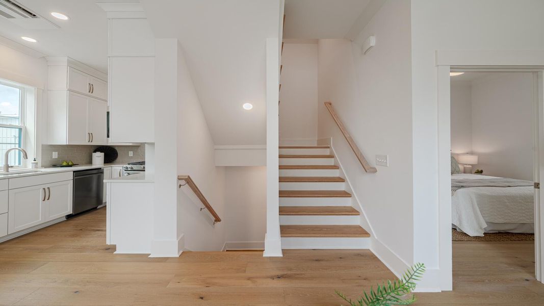 Spacious, unfurnished interior of a new home in Grants Court, Charleston (Image 23). Spacious, unfurnished interior of a new home in Grants Court, Charleston (Image 23).