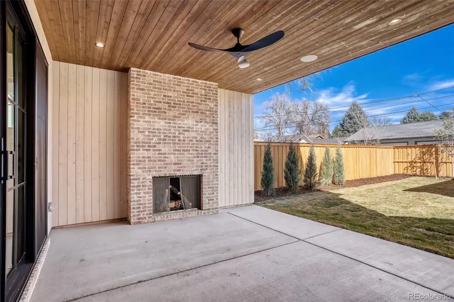 Exterior details and patio area of a home in , Denver (Image 3).