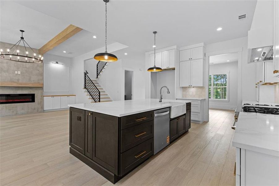 Furnished interior view inside a new home in , Dacula (Image 9).