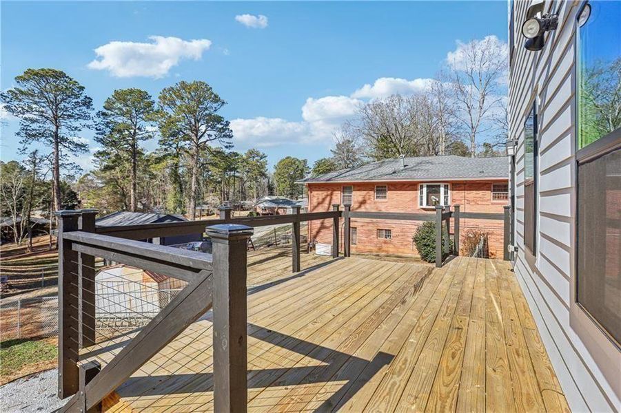 Exterior details and patio area of a home in , Atlanta (Image 4).
