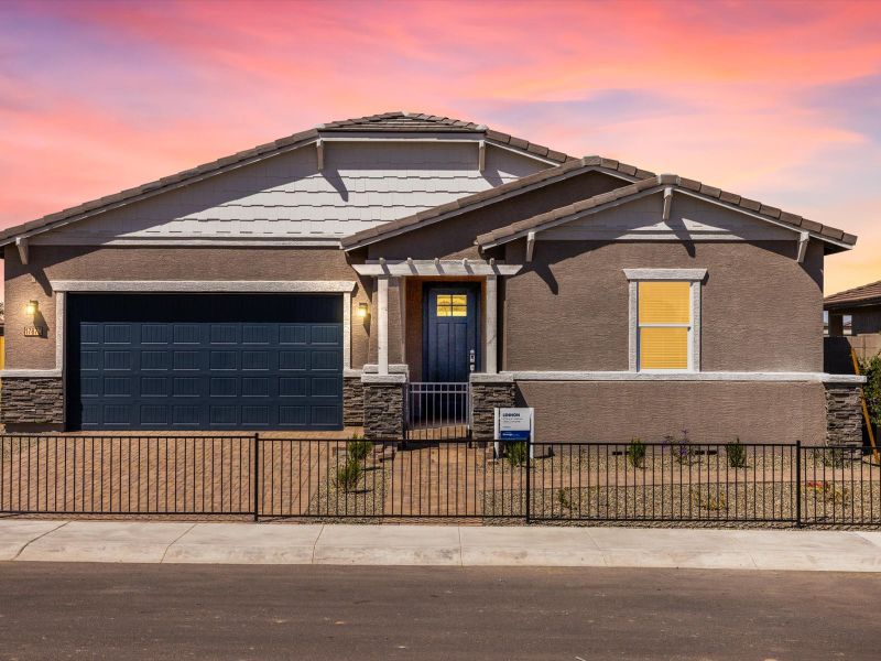 Exterior Shot of the Lennon Floorplan at Abel Ranch