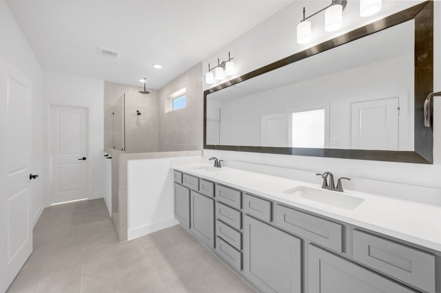 Representative furnished interior of a home built from the The Enterprise by David Weekley Homes in Two Step Farm 35', Montgomery (Image 5).