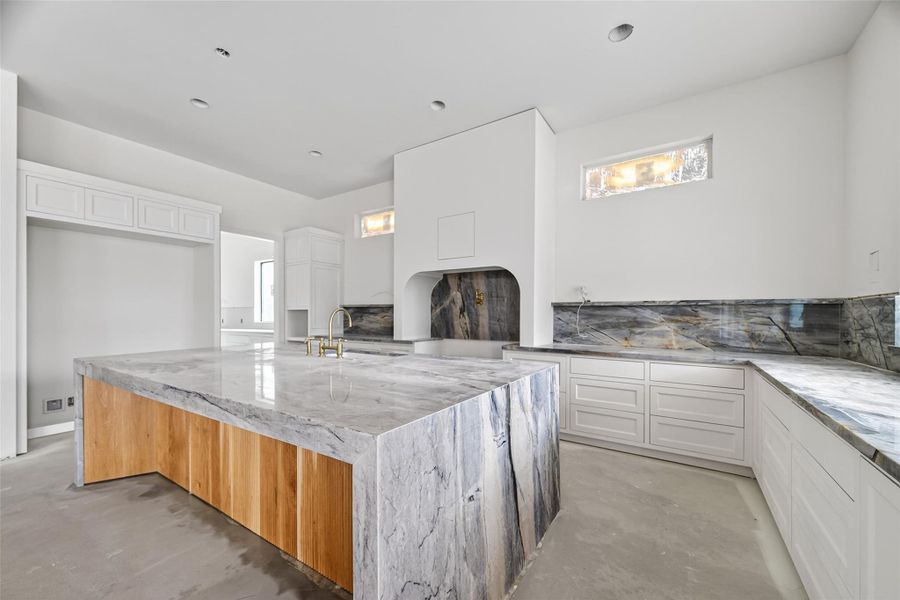 Chef inspired kitchen with beautiful attention to detail