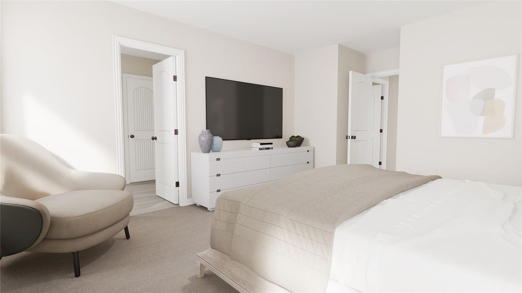 Furnished interior view inside a new home in , Temple (Image 6).