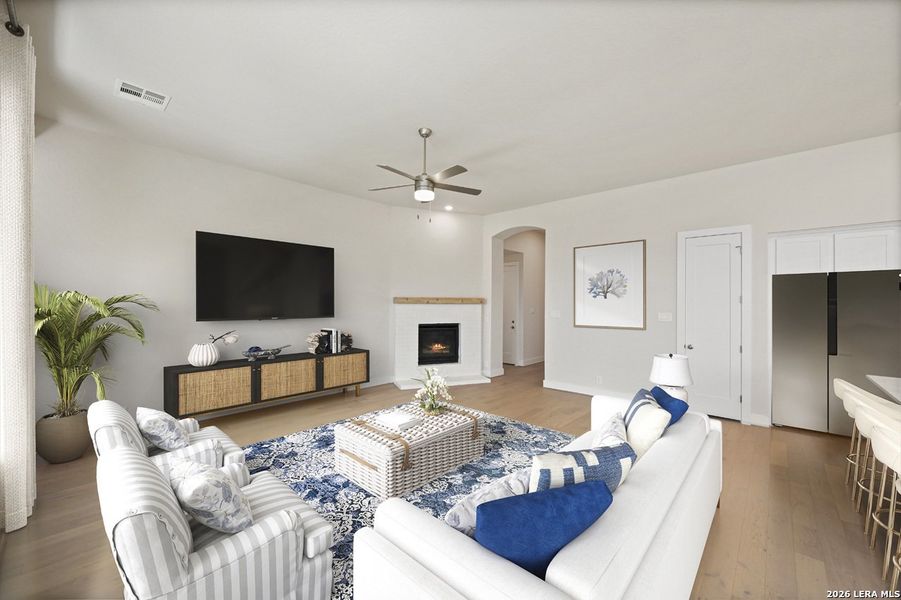 Furnished interior view inside a new home in Davis Ranch, San Antonio (Image 9).