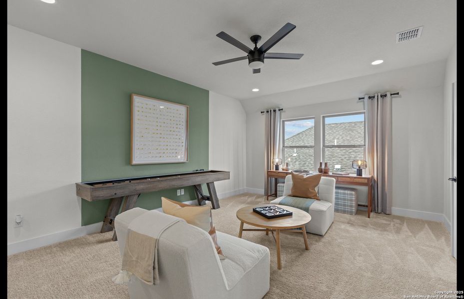 Furnished interior view inside a new home in Bison Ridge, San Antonio (Image 3).