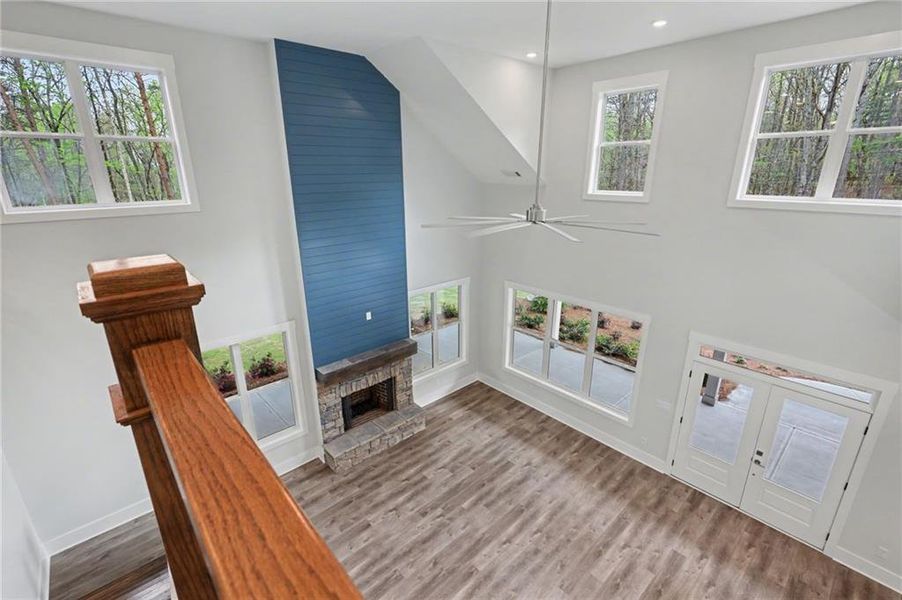 Furnished interior view inside a new home in , Clarkesville (Image 42).