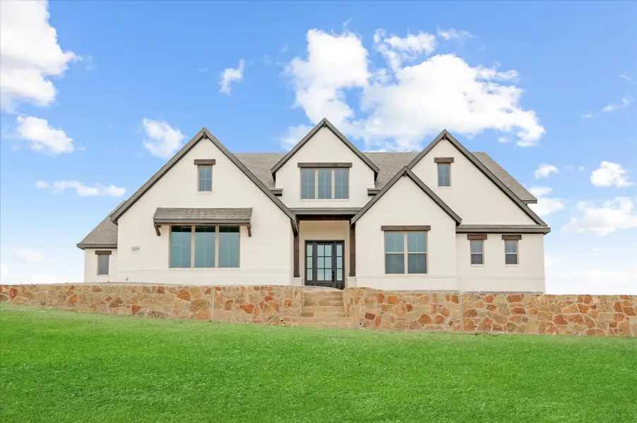 Representative exterior photo of a completed home built from the Caitlyn by Our Country Homes in Bella Crossing, Benbrook, TX (Image 4).