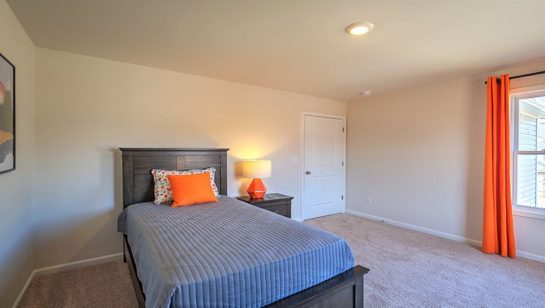 Representative furnished interior of a home built from the Linville by D.R. Horton in Pleasant Grove, Weaverville (Image 28).