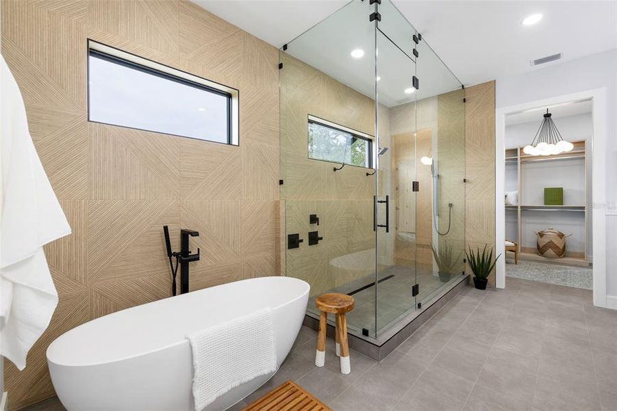 Furnished interior view inside a new home in , Tampa (Image 57).