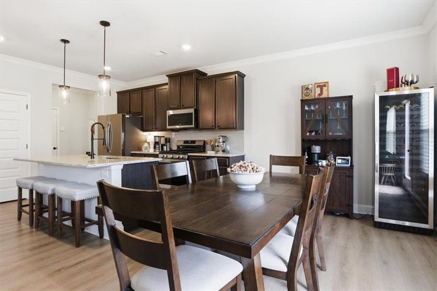 Furnished interior view inside a new home in Crofton Place Enclave, Snellville (Image 38).