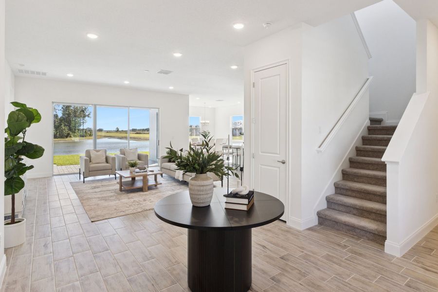 Representative furnished interior of a home built from the Yosemite II by Park Square Residential in The Sanctuary at Seaire, Parrish (Image 14). Representative furnished interior of a home built from the Yosemite II by Park Square Residential in The Sanctuary at Seaire, Parrish (Image 14).