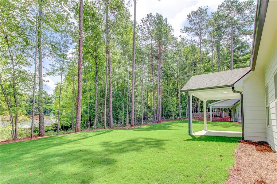 Exterior details and patio area of a home in , Villa Rica (Image 36).