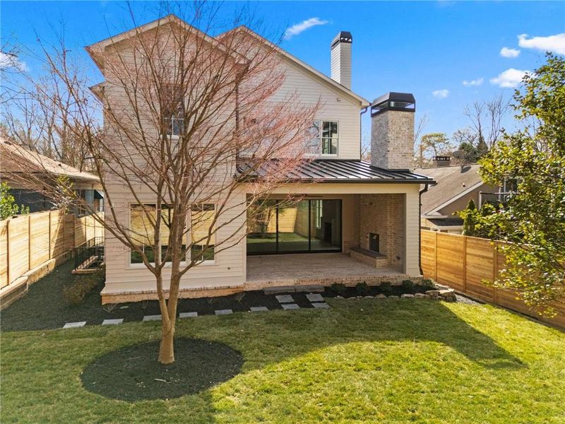 Exterior details and patio area of a home in , Atlanta (Image 23).