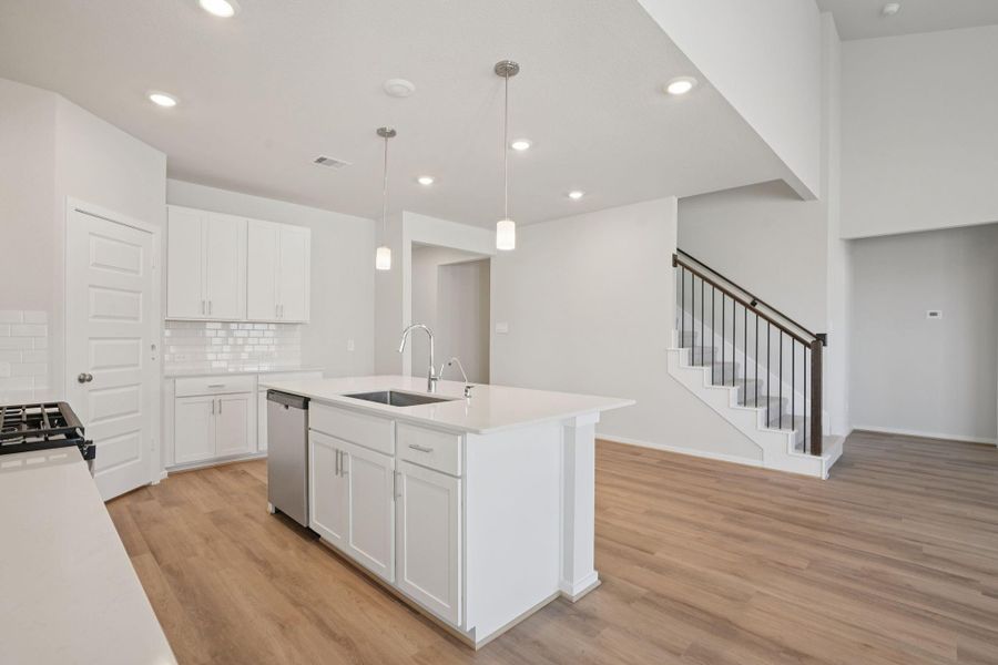 Photo is not of the actual home, but is an inspirational photo of builder’s model home and may depict options, furnishings, and/or decorator features that are not included