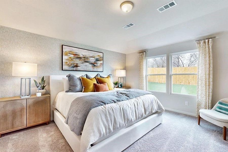Furnished interior view inside a new home in Boardwalk Estates, Springtown (Image 8).