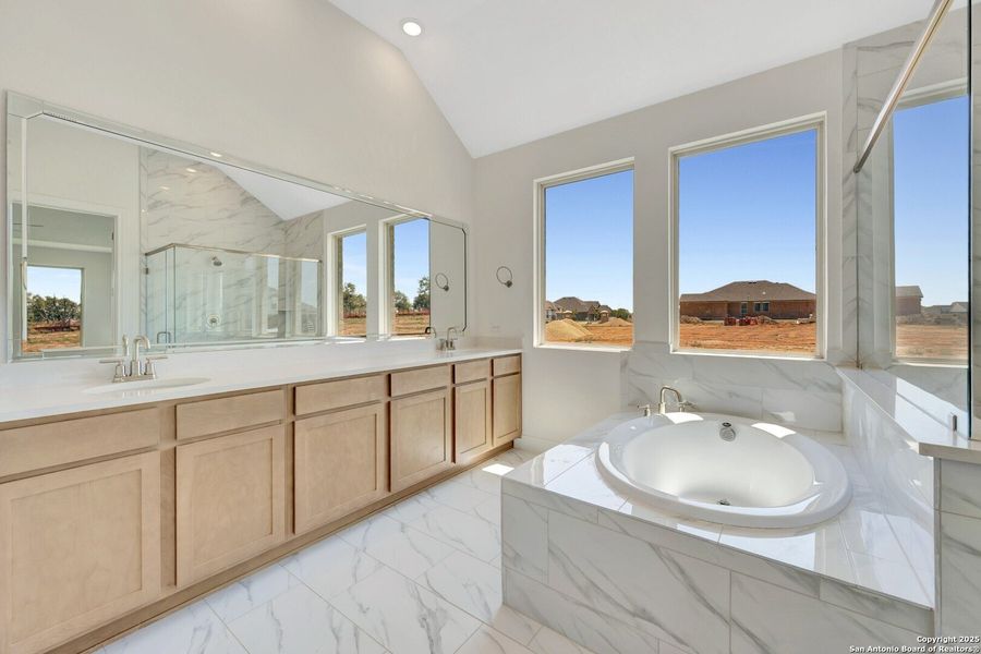 Furnished interior view inside a new home in Preserve at Annabelle Ranch, San Antonio (Image 7).
