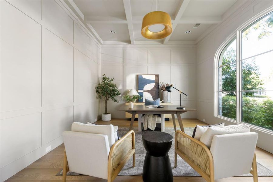 Furnished interior view inside a new home in , Dallas (Image 4).