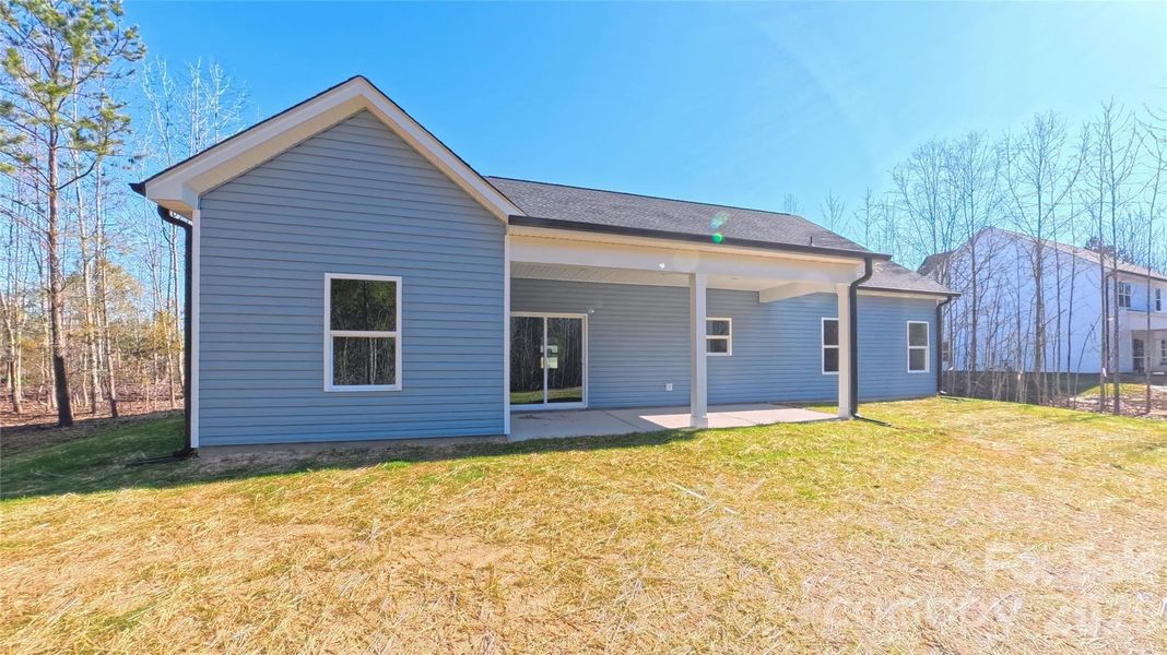 Exterior details and patio area of a home in , Clover (Image 3).